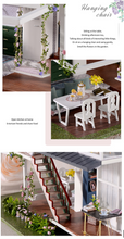 Load image into Gallery viewer, Architecture Series Building Blocks - French Boutique Big Doll House Furniture Miniature Building Kits DIY Dollhouse Kit Villa