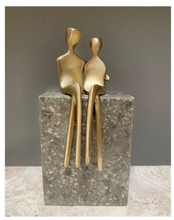 Load image into Gallery viewer, Arna's Luxury Painting Collection - Abstract Metal Figure Statue Modern Man Sculpture