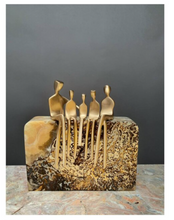 Load image into Gallery viewer, Arna's Luxury Painting Collection - Abstract Metal Figure Statue Modern Man Sculpture