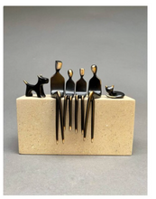 Load image into Gallery viewer, Arna's Luxury Painting Collection - Abstract Metal Figure Statue Modern Man Sculpture