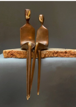 Load image into Gallery viewer, Arna's Luxury Painting Collection - Abstract Metal Figure Statue Modern Man Sculpture