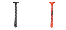 Load image into Gallery viewer, Designer Business Tie - 7 Colours - Mirror Plexiglass Hexagonal Business Gift