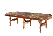 Load image into Gallery viewer, "Arna Royal Victorian Collection" Luxury Plus Furniture - Exquisite Rectangular Dining Table 2.5m Marble & Chairs