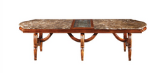 Load image into Gallery viewer, "Arna Royal Victorian Collection" Luxury Plus Furniture - Exquisite Rectangular Dining Table 3M Marble & Chairs