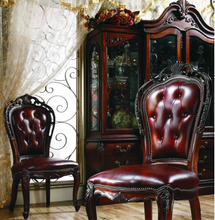 Load image into Gallery viewer, "Arna Royal Victorian Collection" Luxury Plus Furniture - Exquisite Dining Table 1.6 Marble & Chairs x6