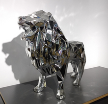 Load image into Gallery viewer, "Arna Lisa" Resin 78*30*56cm Geometric Lion Sculpture Ornament - High Quality