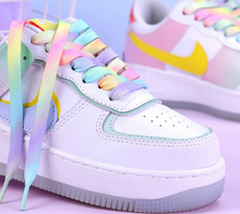 Load image into Gallery viewer, Colourful Rainbow Shoe Laces - Many Colours/Sizes - NEW ARRIVAL