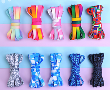 Load image into Gallery viewer, Colourful Rainbow Shoe Laces - Many Colours/Sizes - NEW ARRIVAL