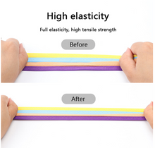Load image into Gallery viewer, Elastic Diamond Cross Locks Shoe Laces - Many Colours/Sizes - NEW ARRIVAL