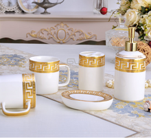 Load image into Gallery viewer, "Arna Lisa" Royal Collection - Luxury Ceramic 5 Piece Bathroom Set - Many Styles BOXED