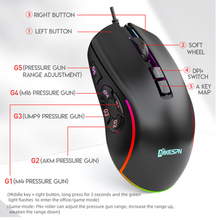 Load image into Gallery viewer, Gaming Mouse Wired 10 Button Adjustable RGB