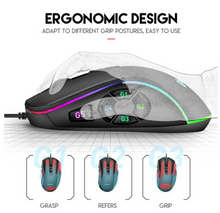 Load image into Gallery viewer, Gaming Mouse Wired 10 Button Adjustable RGB