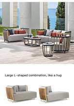 Load image into Gallery viewer, Luxury Plus Furniture - Rattan Set - 5 Piece Designer Mix &amp; Match (Balcony, Patio, Courtyard)
