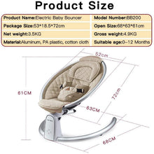 Load image into Gallery viewer, Designer Smart Touch Electric Rocking Chair
