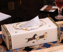 Load image into Gallery viewer, "Scottishe" Collection (Horses) - Tissue Box Deluxe
