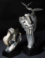Load image into Gallery viewer, "Marsha" Modern Statues Creative Abstract Faces Art Living Rooms Antique Home Furnishings

