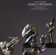 Load image into Gallery viewer, "Marsha" Modern Statues Creative Abstract Faces Art Living Rooms Antique Home Furnishings
