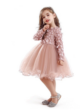 Load image into Gallery viewer, "Arna" Royal Gown Collection - Polka Dot Toddler Dress Halloween Costume Baby Girl Christmas Party Dress
