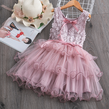 Load image into Gallery viewer, "Arna" Royal Gown Collection - Polka Dot Toddler Dress Halloween Costume Baby Girl Christmas Party Dress
