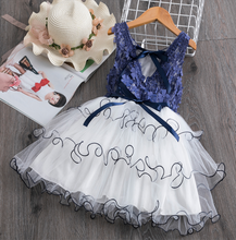 Load image into Gallery viewer, "Arna" Royal Gown Collection - Polka Dot Toddler Dress Halloween Costume Baby Girl Christmas Party Dress
