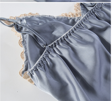 Load image into Gallery viewer, "Arna" Collection - Quality Lace 5 Piece Satin Sleepwear
