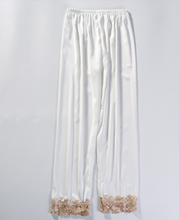 Load image into Gallery viewer, "Arna" Collection - Quality Lace 5 Piece Satin Sleepwear
