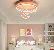 Load image into Gallery viewer, Arna Royal Collection - Children's Star Moon Hanging Lights LED Chandeliers
