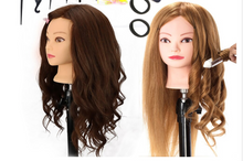 Load image into Gallery viewer, Girls Professional 85% Real Human Hair Mannequin Hair Training &amp; Makeup - (Perfect Gift) )
