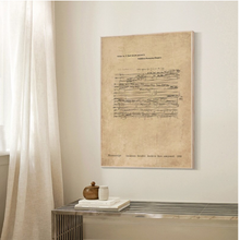 Load image into Gallery viewer, Arna's Luxury Painting Collection - Classical Musical Notes Canvas Painting - Many Styles
