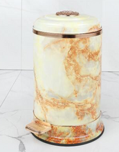 Load image into Gallery viewer, "Arna Royal Vintage Collection"  Luxury Pedal Golden Range 10L Trash Rubbish Bin
