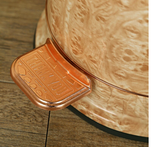 Load image into Gallery viewer, "Arna Royal Vintage Collection"  Luxury Pedal Golden Range 10L Trash Rubbish Bin
