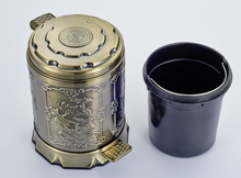 Load image into Gallery viewer, "Arna Royal Vintage Collection"  European Luxury Bronze Stainless Steel Trash Rubbish Bin
