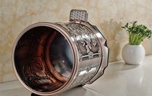 Load image into Gallery viewer, "Arna Royal Vintage Collection"  European Luxury Bronze Stainless Steel Trash Rubbish Bin
