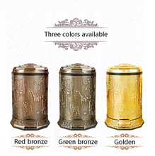 Load image into Gallery viewer, "Arna Royal Vintage Collection"  Luxury Pedal Golden Range 6L Trash Rubbish Bin
