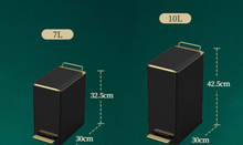 Load image into Gallery viewer, "Arna Royal Vintage Collection"  Luxury Golden Range 7L Trash Rubbish Bin - Home or Business
