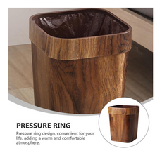 Load image into Gallery viewer, "Arna Royal Vintage Collection"  Luxury Imitation Wooden 14 L Trash Rubbish Bin
