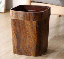 Load image into Gallery viewer, "Arna Royal Vintage Collection"  Luxury Imitation Wooden 14 L Trash Rubbish Bin
