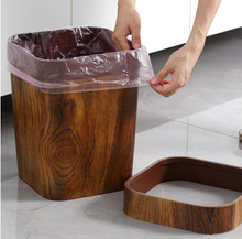 Load image into Gallery viewer, "Arna Royal Vintage Collection"  Luxury Imitation Wooden 14 L Trash Rubbish Bin
