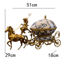 Load image into Gallery viewer, "Arna Lisa" Luxury Vintage Finest Collection - Golden Horse and Kart
