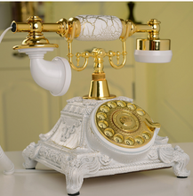 Load image into Gallery viewer, Deluxe "Arna Royal Collection"  Luxury European Retro Telephone Landline Phone with Mechanical Ring,
