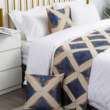 Load image into Gallery viewer, "Arna Royal LUXURY Collection" Hotel Quality Bed Runner/Scarf &amp; 2 Cushion Covers
