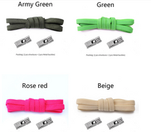 Load image into Gallery viewer, Elastic Diamond Cross Locks Shoe Laces - Many Colours/Sizes - NEW ARRIVAL
