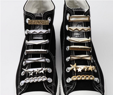 Load image into Gallery viewer, Gold &amp; Silver Metal Buckle Charms for Shoe Laces  - NEW ARRIVAL
