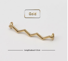 Load image into Gallery viewer, Gold &amp; Silver Metal Buckle Charms for Shoe Laces  - NEW ARRIVAL
