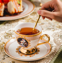 Load image into Gallery viewer, "Arna Lisa" Royal Collection - Luxury Bone China Tea/Coffee Set - Gift Boxed
