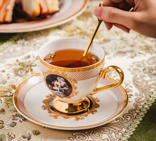 Load image into Gallery viewer, "Arna Lisa" Royal Collection - Luxury Bone China Tea/Coffee Set - Gift Boxed
