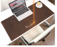 Load image into Gallery viewer, "Legend Collection" - New Men's Genuine Leather Business Desk/Computer Mat Cowhide FREE ENGRAVING PERSONALISE
