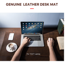 Load image into Gallery viewer, "Legend Collection" - New Men's Genuine Leather Business Desk/Computer Mat Cowhide FREE ENGRAVING PERSONALISE
