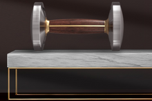 Load image into Gallery viewer, Limited Edition - Wooden Walnut Dumbbell Set + Stand (Slim &amp; Sleek) 1KG-5KG
