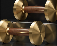 Load image into Gallery viewer, Limited Edition - Wooden Walnut Dumbbell Set + Stand (Slim &amp; Sleek) 6KG-14KG
